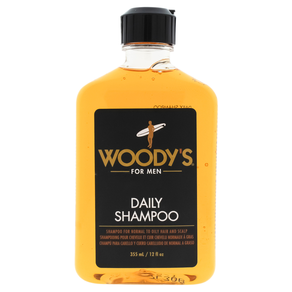 Daily Shampoo by Woodys for Men 12 oz Shampoo